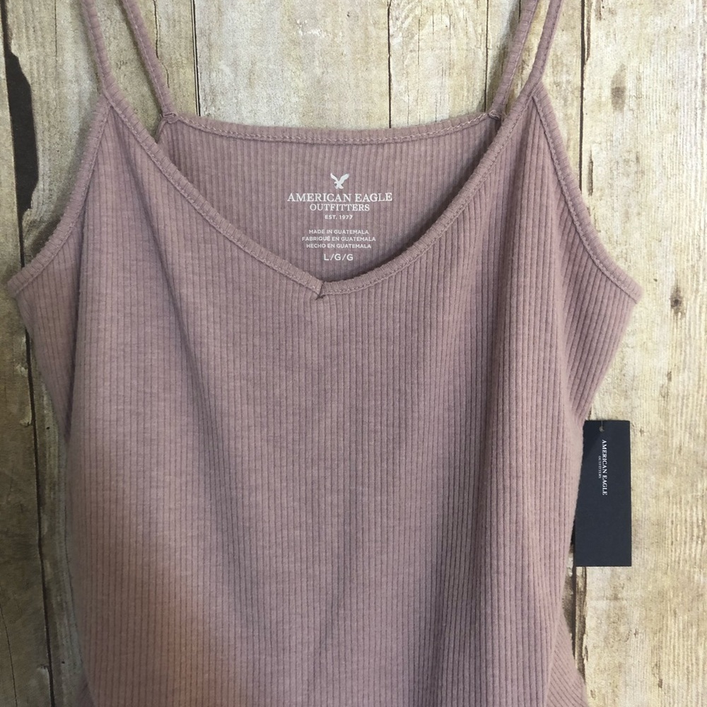 NEW Blush Ribbed Strappy Tank - Picture 5 of 5